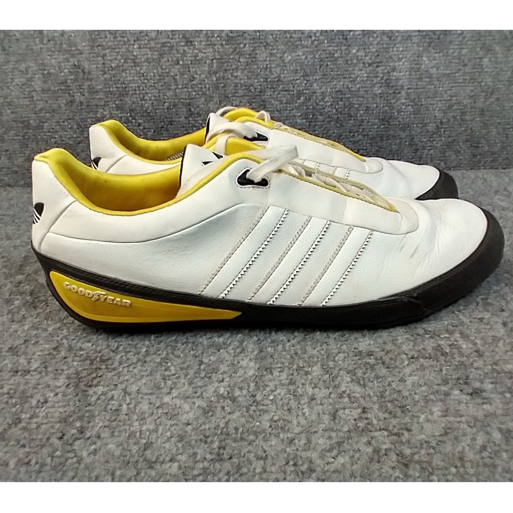Adidas Goodyear Adi Racer Low White Black Yellow Mens Shoes G01813 Size 13